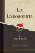La Lyrosophie (Classic Reprint) af Jean Epstein