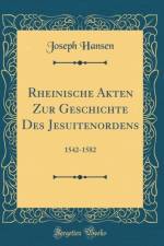 Rheinische Akten Zur Geschichte Des Jesuitenordens af Joseph Hansen
