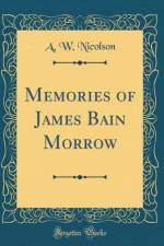 Memories of James Bain Morrow (Classic Reprint) af A. W. Nicolson