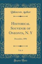 Historical Souvenir of Oneonta, N. Y, Vol. 4 af Unknown Author