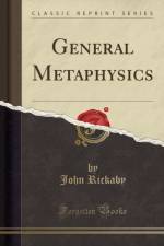 General Metaphysics (Classic Reprint) af John Rickaby