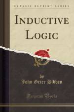 Inductive Logic (Classic Reprint) af John Grier Hibben