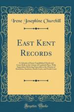 East Kent Records af Irene Josephine Churchill