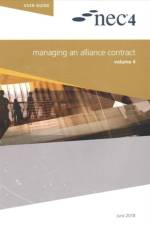 NEC4 MANAGING AN ALLIANCE CONTRACT af NEC