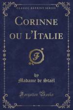 Corinne Ou l'Italie (Classic Reprint) af Madame de Stael
