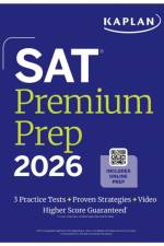 SAT Premium Prep 2026: Includes 3 Full Length Practice Tests, 700+ Practice Questions, + 1 Year Online Access to Quizzes and Video Lessons and Tutorials af Kaplan Test Prep