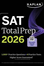 SAT Total Prep 2026: Includes 4 Full Length Practice Tests, 1,100+ Practice Questions + 1 Year Access to Online Quizzes and Video Lessons and Tutorials af Kaplan Test Prep