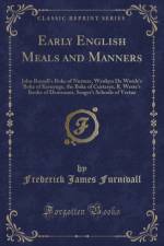 Early English Meals and Manners