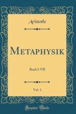 Metaphysik, Vol. 1: Buch I-VII (Classic Reprint) af Aristotle Aristotle