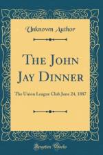 The John Jay Dinner af Unknown Author