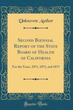 Second Biennial Report of the State Board of Health of California af Unknown Author