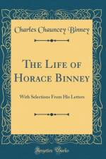 The Life of Horace Binney af Charles Chauncey Binney