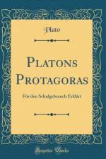 Platons Protagoras af Plato Plato