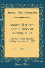 Annual Reports of the Town of Antrim, N. H af Antrim Hampshire