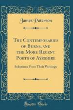 The Contemporaries of Burns, and the More Recent Poets of Ayrshire af James Paterson
