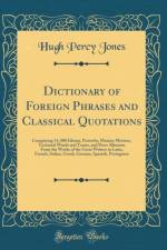 Dictionary of Foreign Phrases and Classical Quotations af Hugh Percy Jones