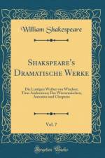 Shakspeare's Dramatische Werke, Vol. 7 af William Shakespeare