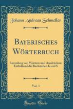 Bayerisches Worterbuch, Vol. 3 af Johann Andreas Schmeller