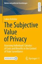 The Subjective Value of Privacy af Lukas Antoine