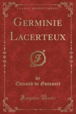 Germinie Lacerteux (Classic Reprint) af Edmond de Goncourt
