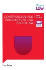 SQE Constitutional and Administrative Law and EU Law 5e af Trevor Tayleur