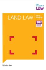 SQE Land Law 5e af Kate Lambert