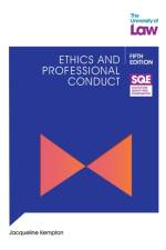 SQE Ethics and Professional Conduct 5e af Jacqui Kempton