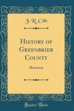 History of Greenbrier County af J. R. Cole