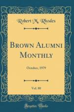 Brown Alumni Monthly, Vol. 80 af Robert M. Rhodes