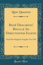 Rene Descartes' Regulæ Ad Directionem Ingenii af Rene Descartes