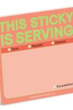 Knock Knock This Sticky Is Serving Sticky Note (Pastel Version) af Knock Knock