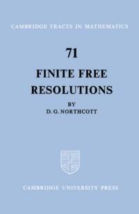 Finite Free Resolutions av D. G. Northcott