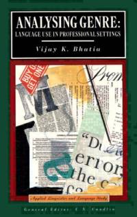 Analysing Genre av V. K. Bhatia