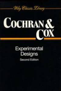 Experimental Designs av William G. (The Johns Hopkins University) Cochran