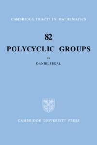 Polycyclic Groups av Daniel Segal