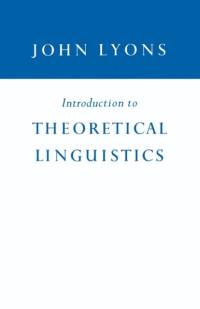 Introduction to Theoretical Linguistics av John Lyons