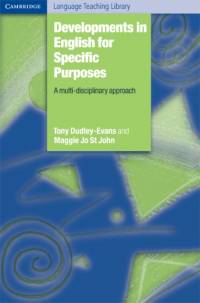 Developments in English for Specific Purposes av Tony (University of Birmingham) Dudley-Evans
