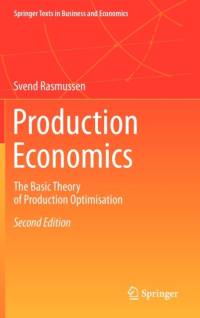 Production Economics av Svend Rasmussen