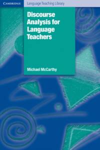 Discourse Analysis for Language Teachers av Michael McCarthy