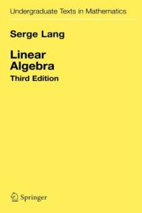 Linear Algebra av Serge Lang