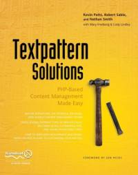 Textpattern Solutions av Roderick Smith