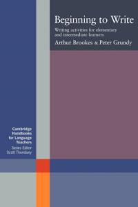 Beginning to Write av Arthur (University of Durham) Brookes