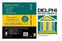 Delphi Made Simple av Stephen Morris