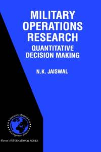 Military Operations Research av N.K. Jaiswal
