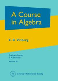 A Course in Algebra av Ernest Borisovich Vinberg