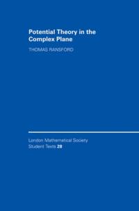 Potential Theory in the Complex Plane av Thomas Ransford