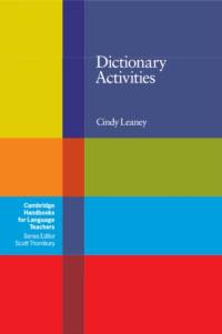 Dictionary Activities av Cindy (University of Essex) Leaney