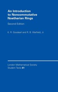 An Introduction to Noncommutative Noetherian Rings av K. R. (University of California Goodearl