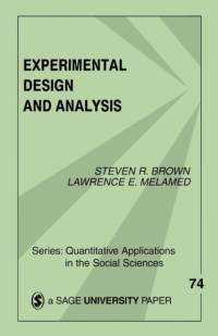 Experimental Design and Analysis av Steven R. Brown