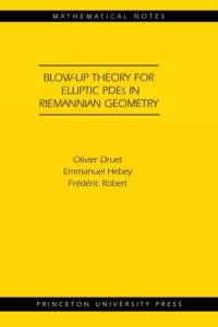 Blow-up Theory for Elliptic PDEs in Riemannian Geometry av Olivier Druet